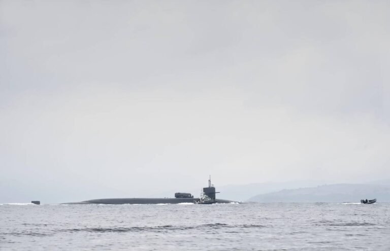 There was a leak of radioactive water into the sea from the base that holds the UK’s nuclear bombs