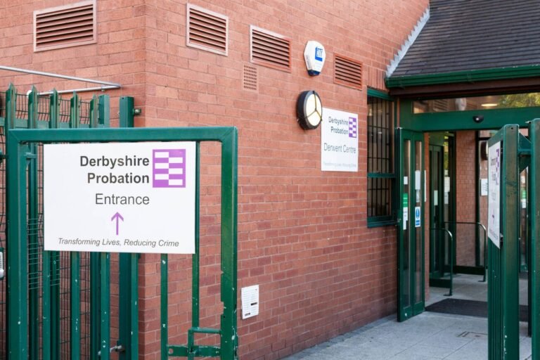 Derbyshire Probation, Derwent Centre, Derby, England, UK. The probation services failure will continue unabated, with disastrous effects on public safety.